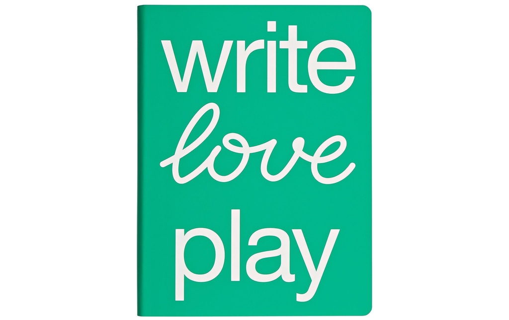 Nuuna Bloc-notes GRAPHIC L WRITE LOVE PLAY