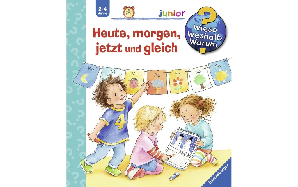 Ravensburger Livres pratiques pour enfants WWW Aujourd'hui, demain, maintenant et tout de suite