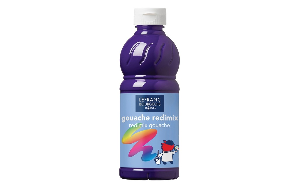 LEFRANC Peintures tempera Redimix 500 ml, Violet