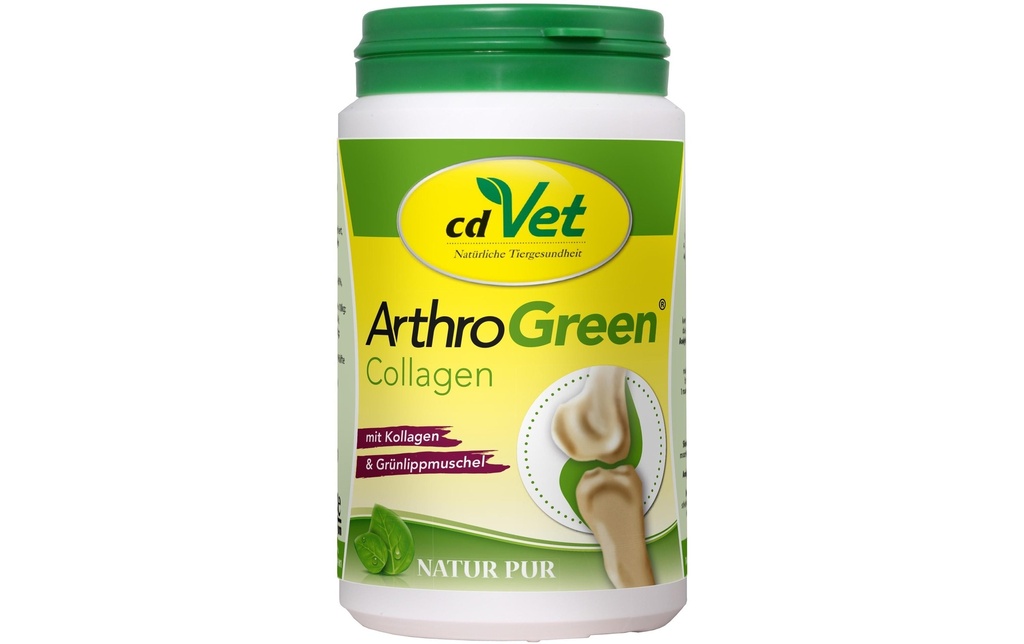 cdVet Supplément alimentaire pour chiens ArthroGreen Collagen, 130 g