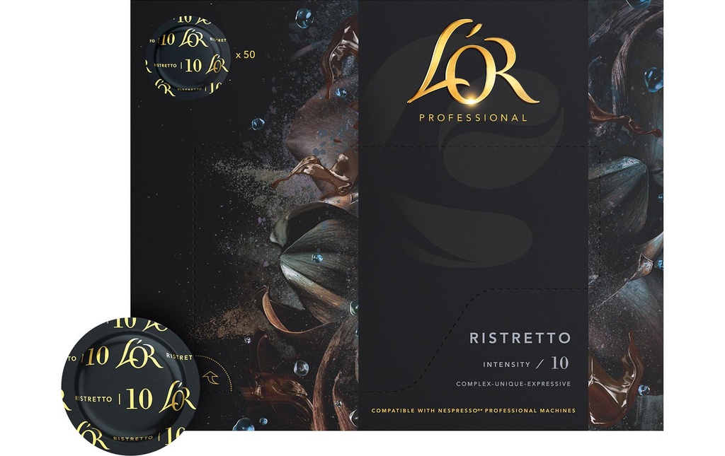 L'Or Professional Pads Espresso Ristretto 10 50 pièces