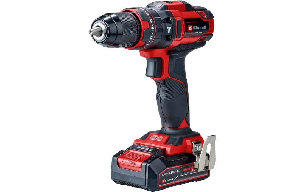 Einhell Perceuses à percussion sans fil TE-CD 18/44 Li-i (1 x 2.5Ah)