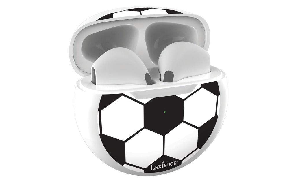 Lexibook Écouteurs sans fil Bluetooth pour le football Blanc