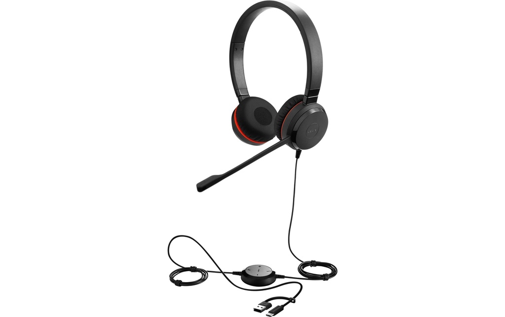 Jabra Casque avec micro Evolve 30 II Stereo UC USB C/A