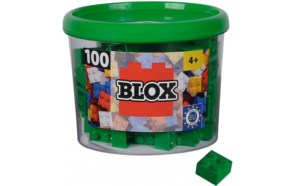 BLOX Briques 100 pierres vertes de 4