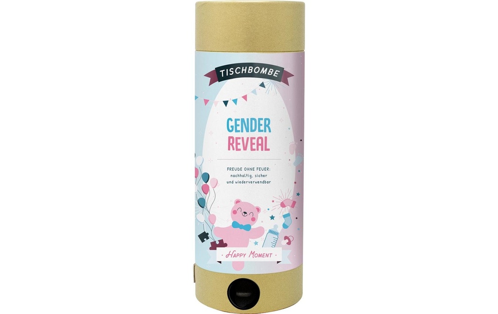 Artoz Bombe de table Gender reveal Boy sans allumage