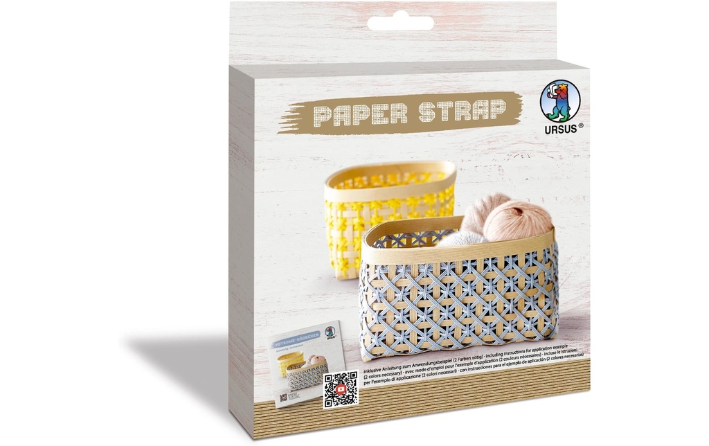 URSUS Papier de bricolage Kamihimo 15 mm x 15 m, brun clair