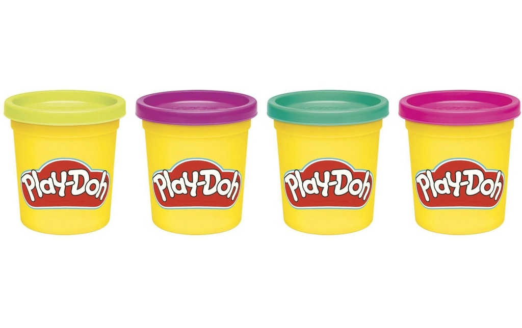Play-Doh Pâte à modeler Vibrant, Paquet de 4