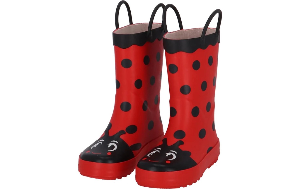Esschert Design Bottes en caoutchouc Coccinelle, taille 25/26