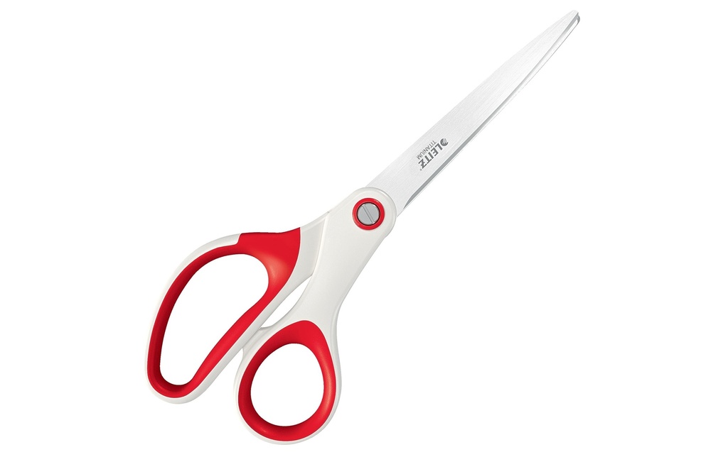 Leitz Ciseaux WOW 20.5 cm, Revêtu de titane, Droitiers