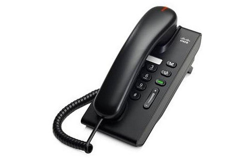 Cisco Téléphone de bureau 6901 Slimline Noir