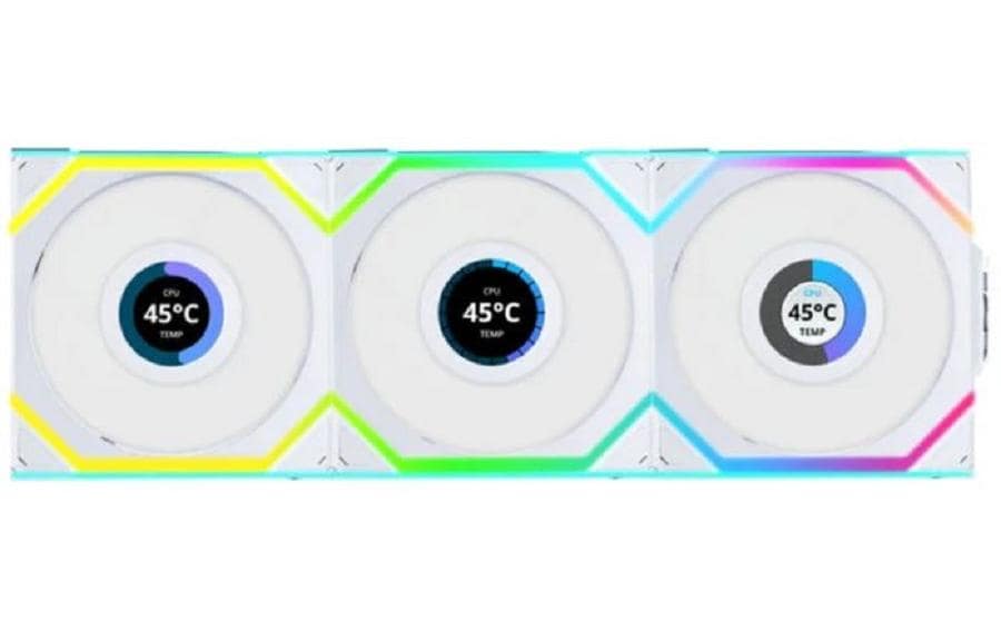 Lian Li Ventilateur PC UNI FAN SL 120 Pack de 3, contrôleur inclus