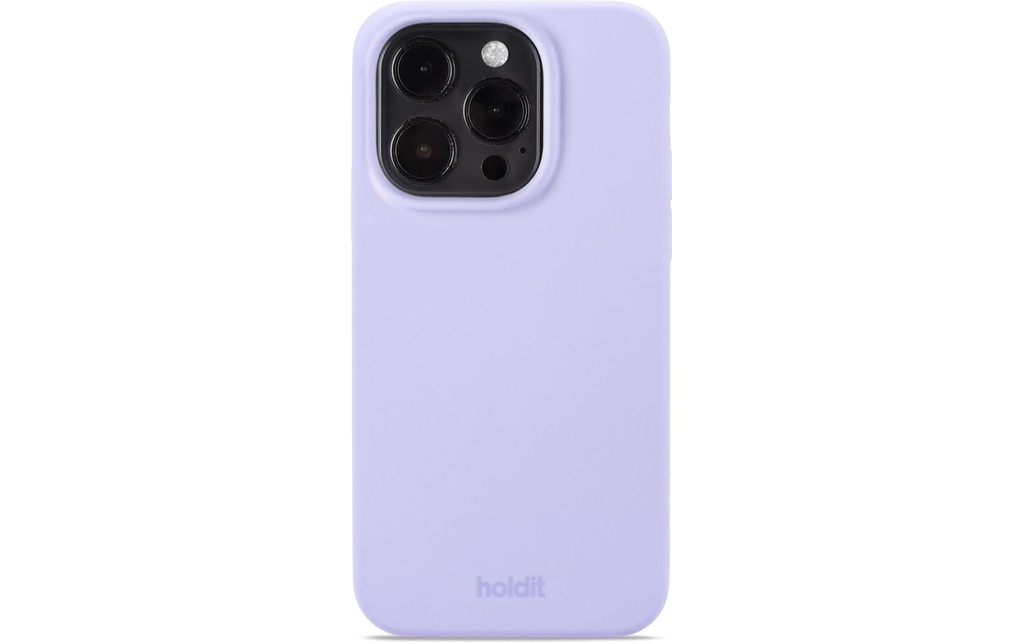 Holdit Coque arrière Silicone iPhone 15 Pro Lavande