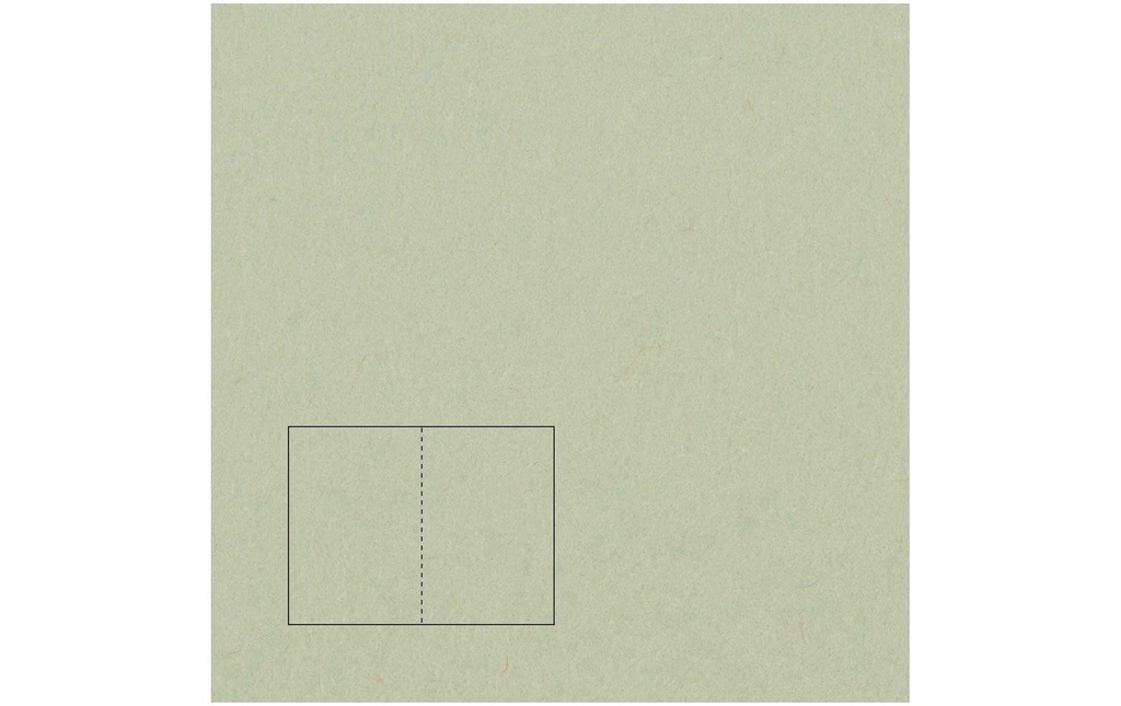 Rico Design Paper Poetry Essentials Carte à volet A5, vert tilleul