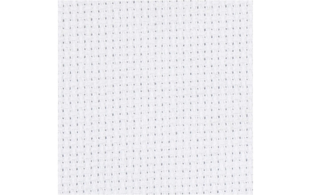 Creativ Company Tissu Aida 3 m x 150 cm, blanc