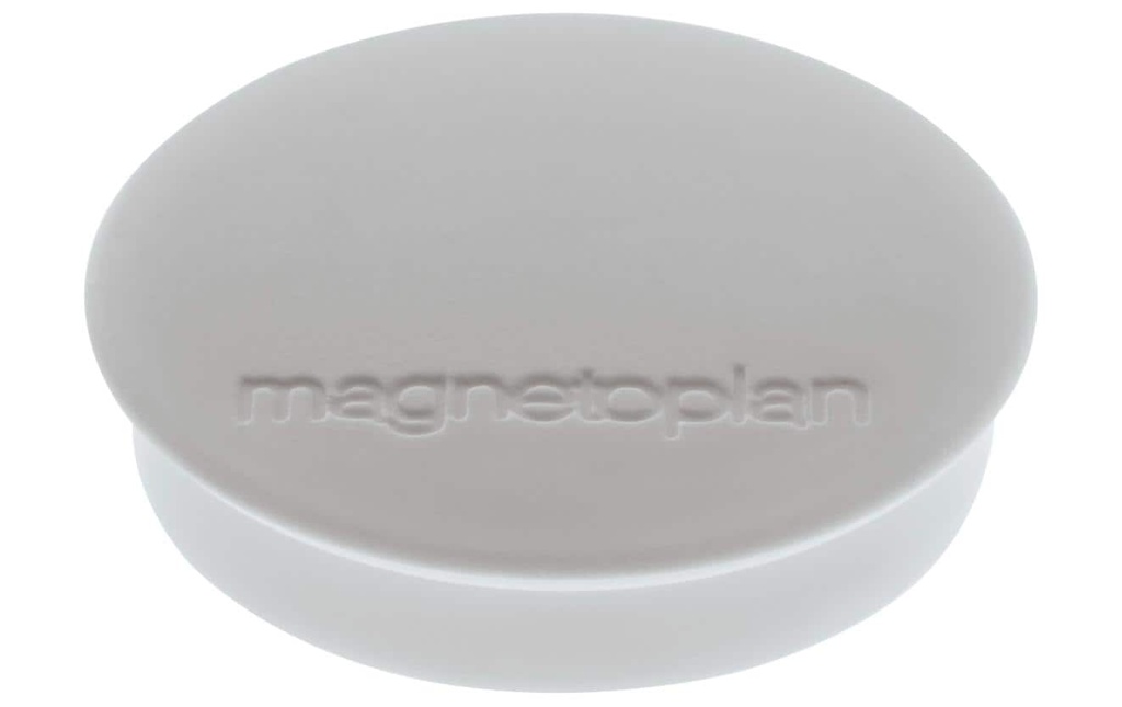 Magnetoplan Aimant Discofix Ø 3 cm Blanc, 10 Pièce/s