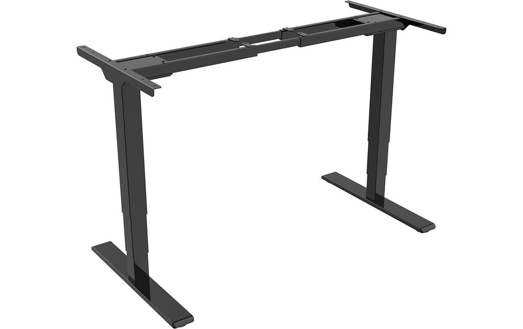 Contini Piètement de table ET225E, hauteur: 645-1300 mm, Noir
