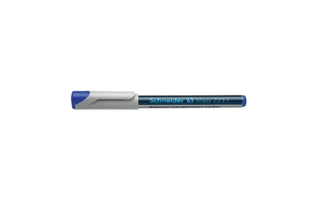 Schneider Stylo à feuilles OHP Maxx soluble dans l'eau Bleu, F