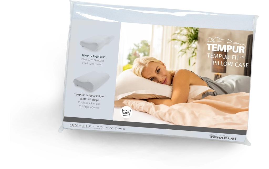 Tempur Taie d’oreiller Ombracio Blanc