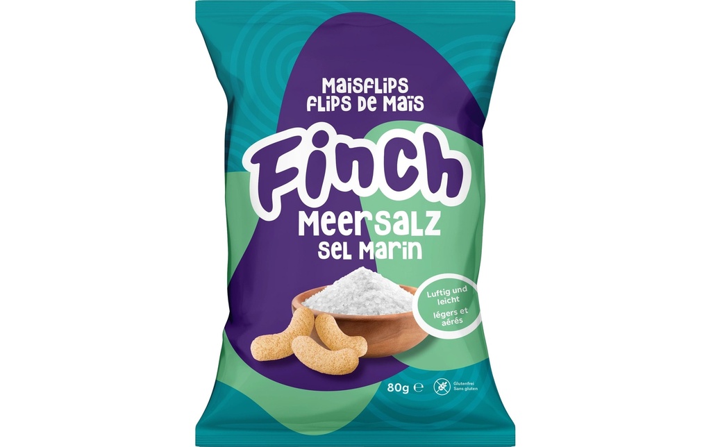 Finch Flips au maïs Salt 80 g