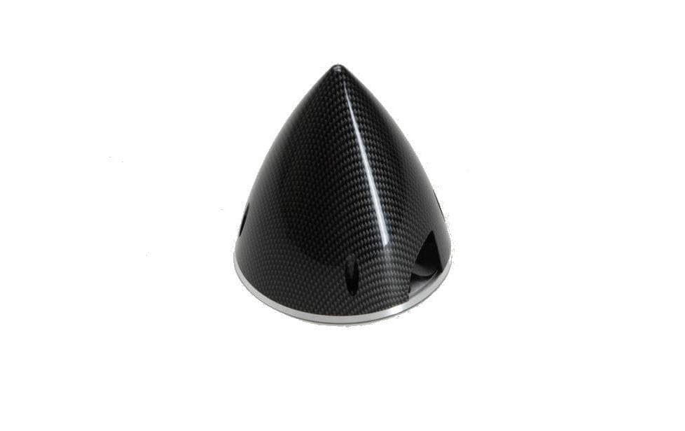 Aeronaut Cône d’hélice 75 mm aluminium/plastique, aspect carbone