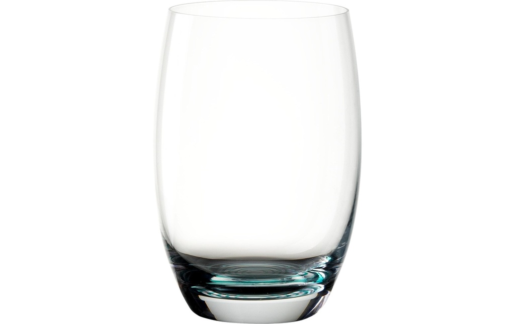 Lunasol Verre Optima Color Tumbler 460 ml Snail Turquoise