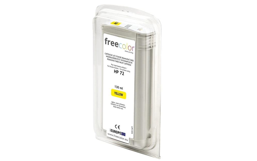 Freecolor Encre HP 72 Yellow