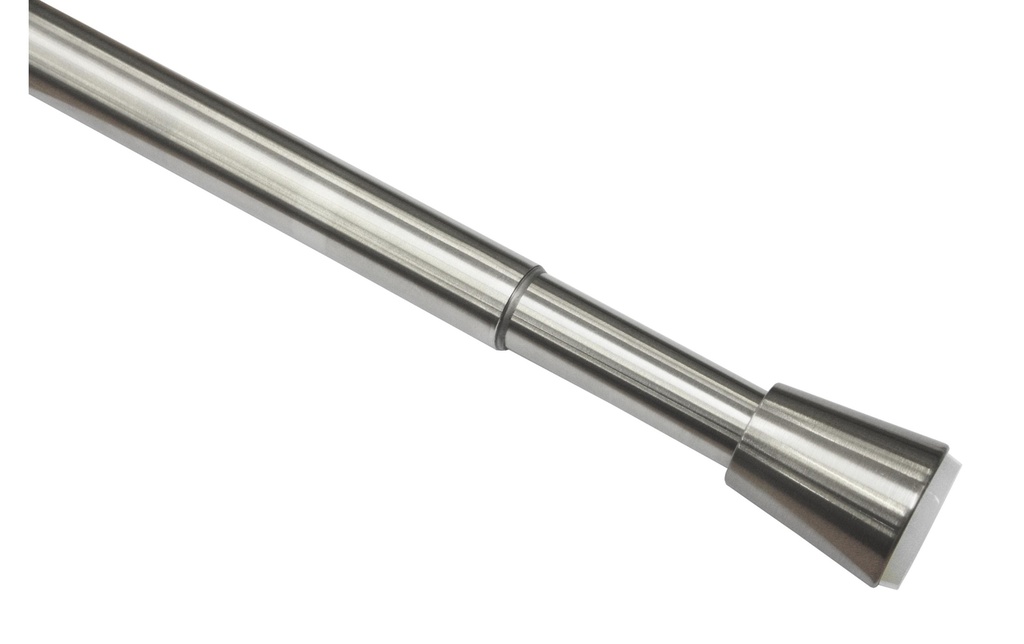 Gardinia Barre de tension 90 - 140 cm, argent