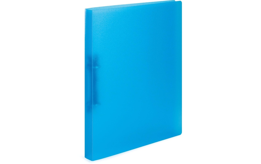 HERMA Classeur à anneaux A4 translucide bleu clair Mécanisme d'anneau 2D