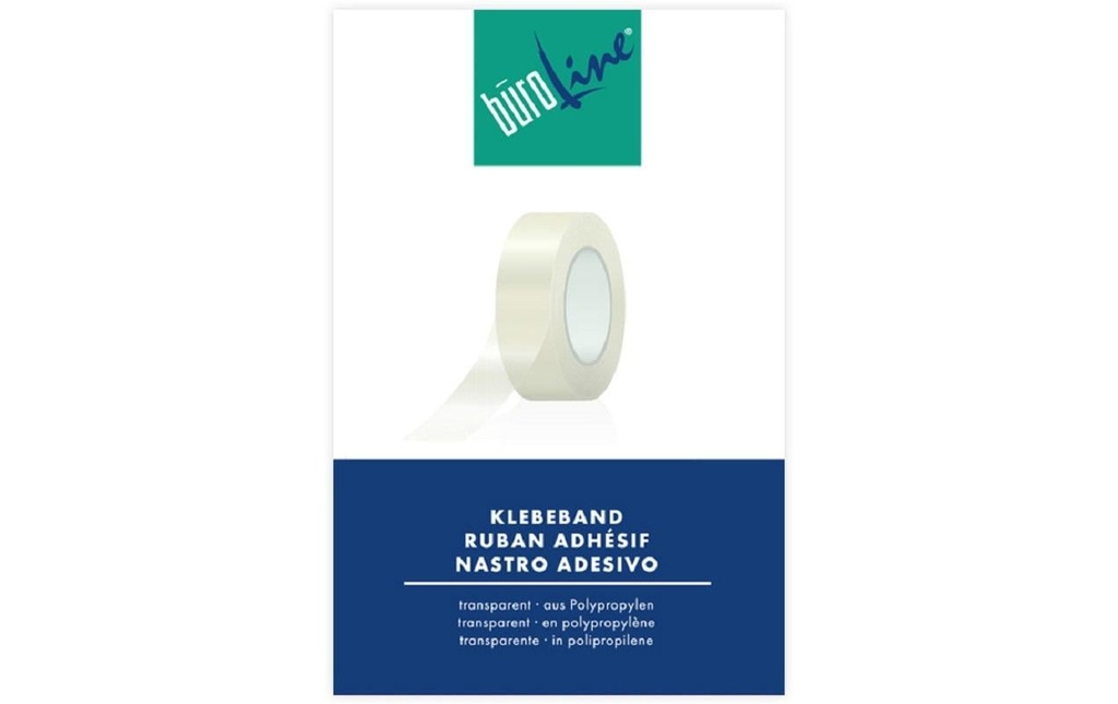 Büroline Ruban adhésif 12 mm Transparent, 12 pièces