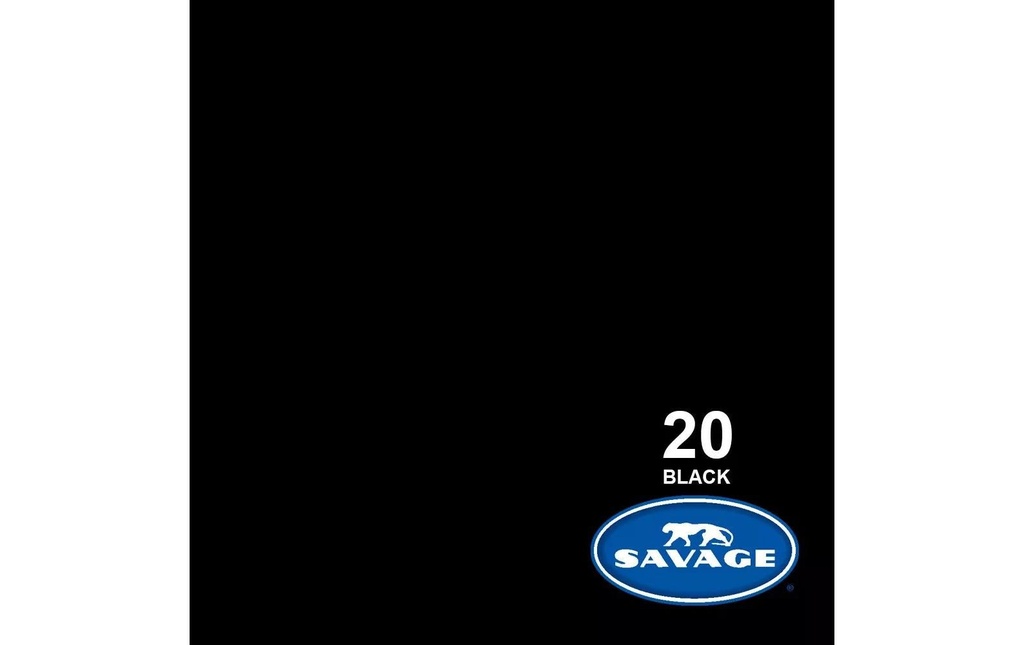 Savage Fond papier 1.35 x 11 m Black