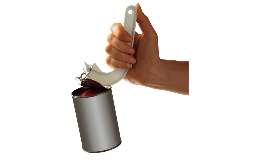 Brix Ouvreur universel Anneau de traction J-Popper Blanc