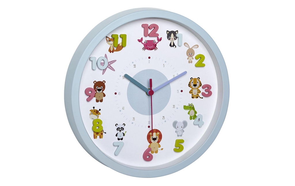 TFA Dostmann Horloge murale Little Animal Multicolore