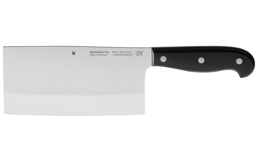 WMF Couteau de chef chinois Top Class Plus 16 cm, Noir