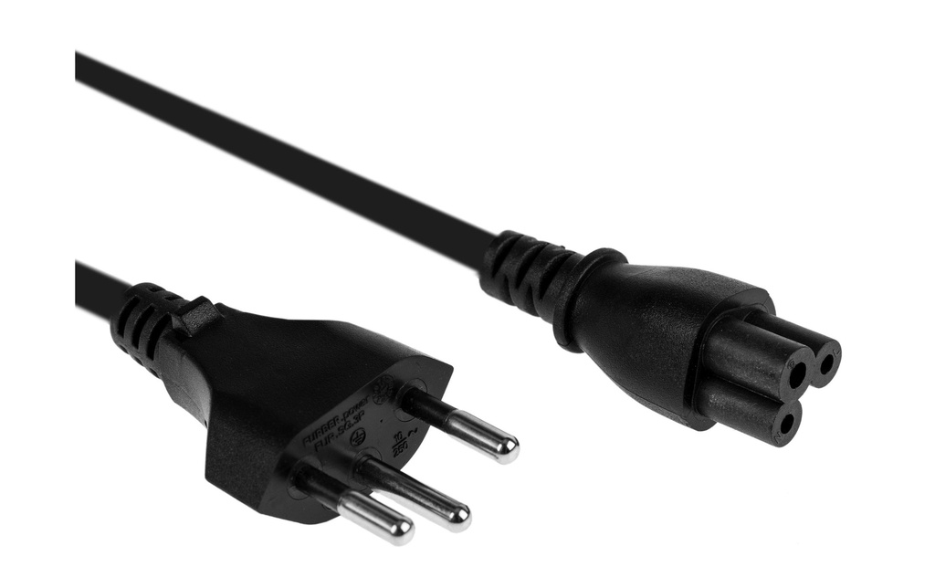 FURBER.power Câbles d’alimentation C5-T12 1.0 m noir