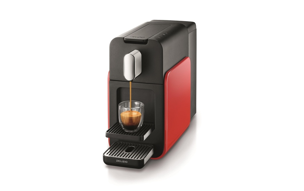 Delizio Cafetière à capsules Brava Rouge