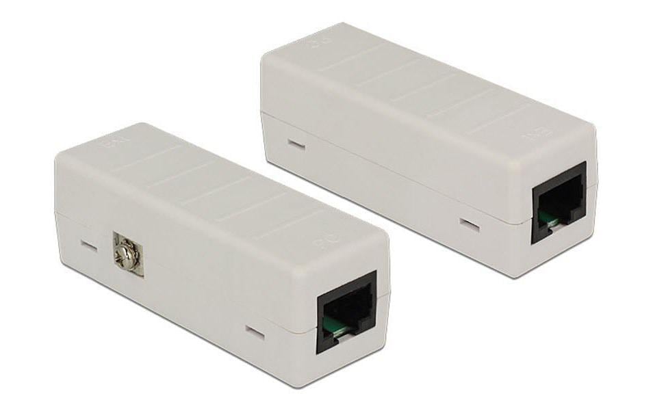 Delock Isolateur RJ45 6KV, PoE inclus 1 pièce, protection contre les surtensions