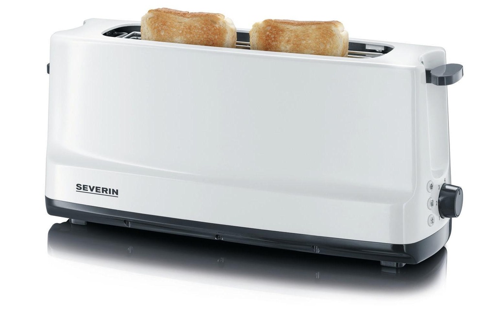 Severin Grille-pain Fente longue automatique Start 2232 Blanc