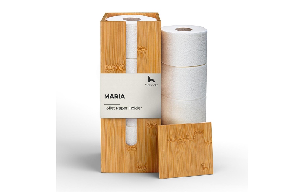 Hennez Porte-rouleau pour papier toilette Maria Nature