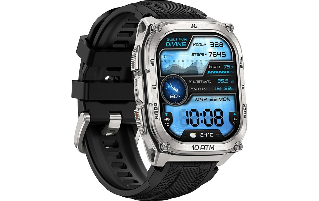 Kospet Smartwatch Tank M4 Argent