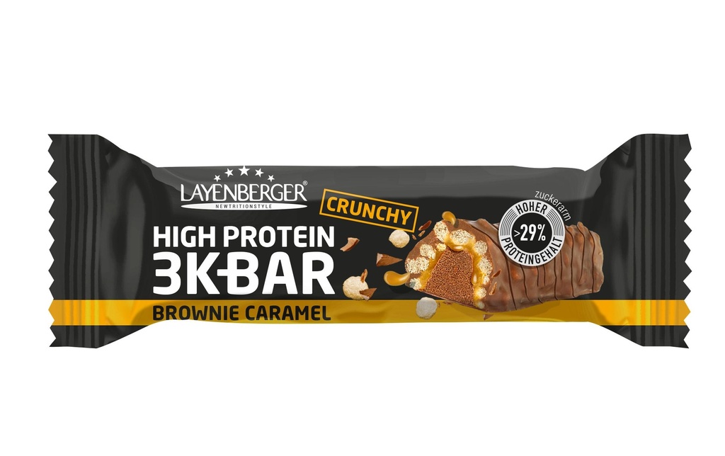 Layenberger Barre protéinée Crunchy Brownie Caramel 45 g