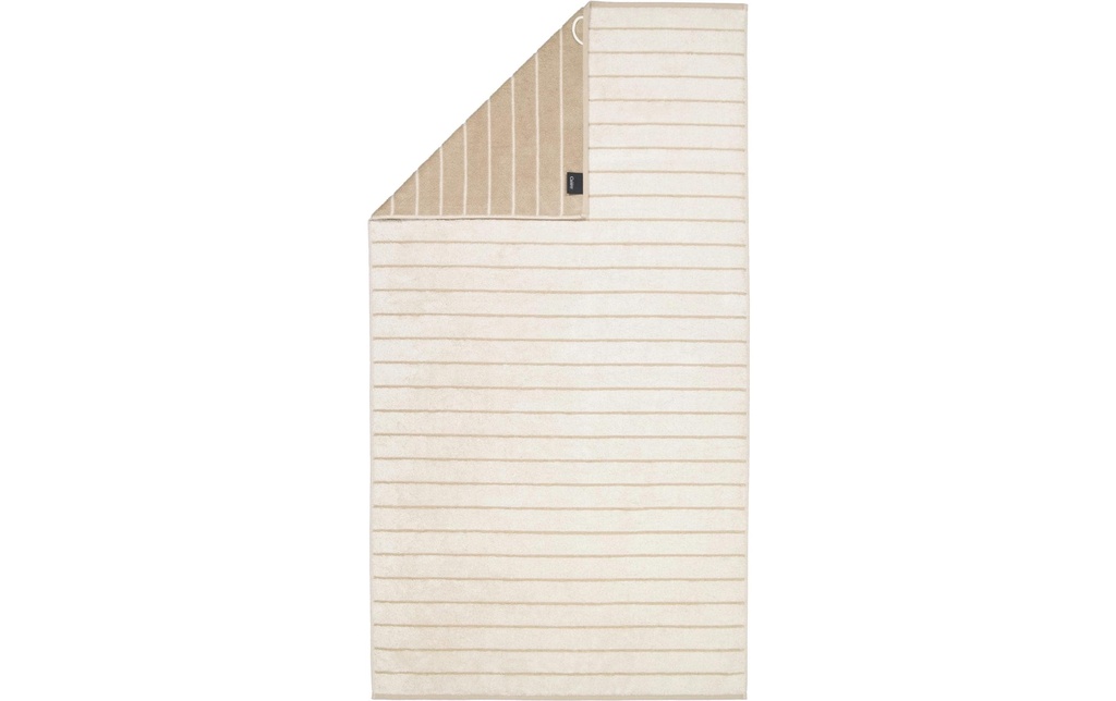 Cawö Serviette de douche Balance Doubleface 80 x 150 cm, Natur