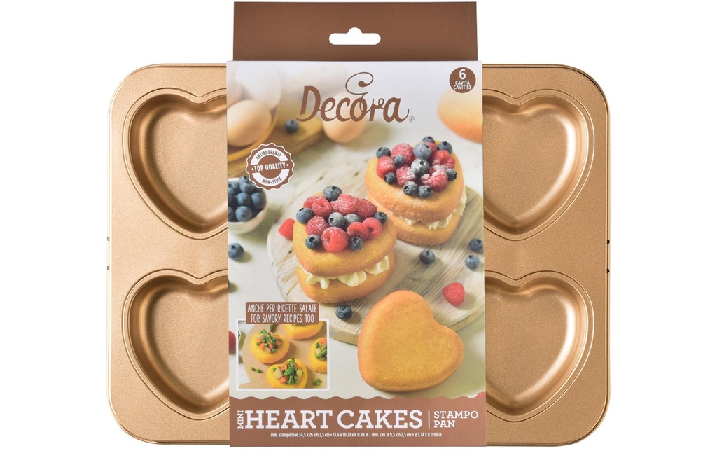 Decora Moule à pâtisserie à motif Cœur