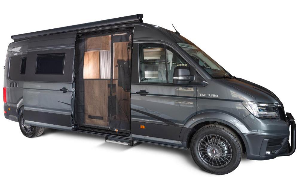 Van Quito Moustiquaire de porte coulissante, fine-mesh pour VW, MAN-TGE