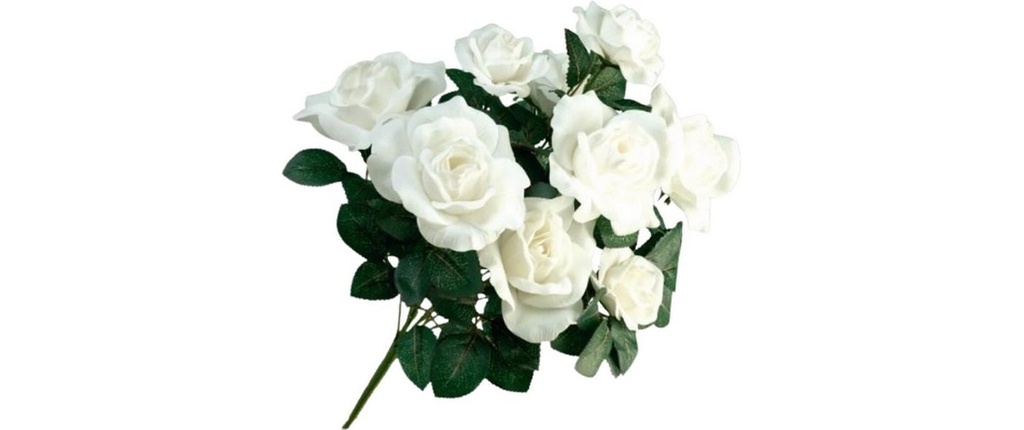 Dekomat AG Fleur artificielle Roses 43 cm