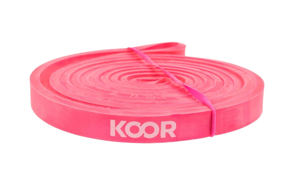KOOR Bande élastique de musculation extra léger, rose