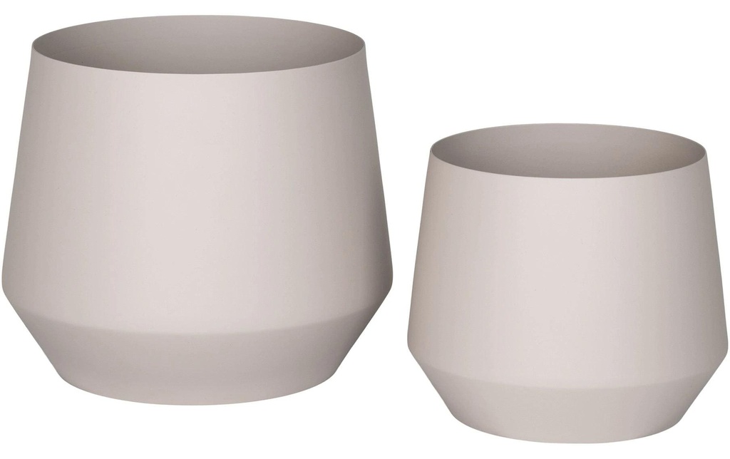 House Nordic Pot de fleur Trofa 2 pièces, Sabler