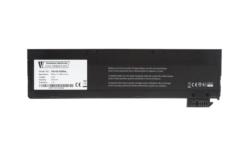 Vistaport Batterie pour ThinkPad IBM-Lenovo L450/X250/T440