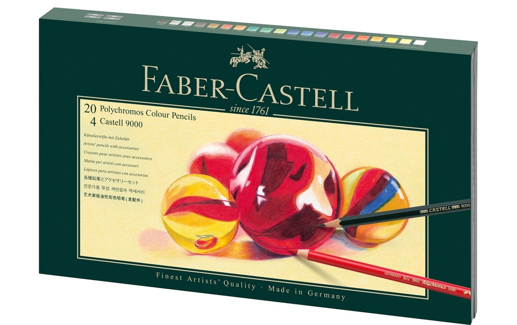 Faber-Castell Crayons de couleur Polychromos Coffret cadeau