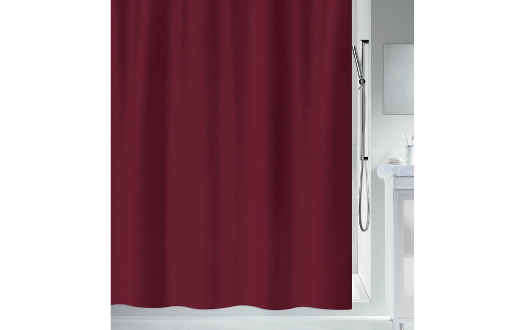 spirella Rideau de douche Primo 120 x 200 cm, Bourgogne